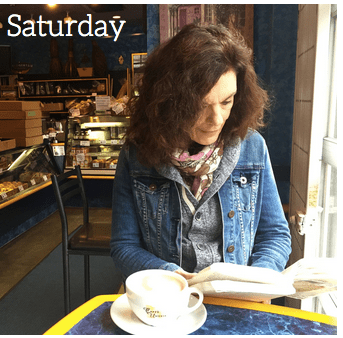 Almost Wordless Wednesday: Saturday Coffee