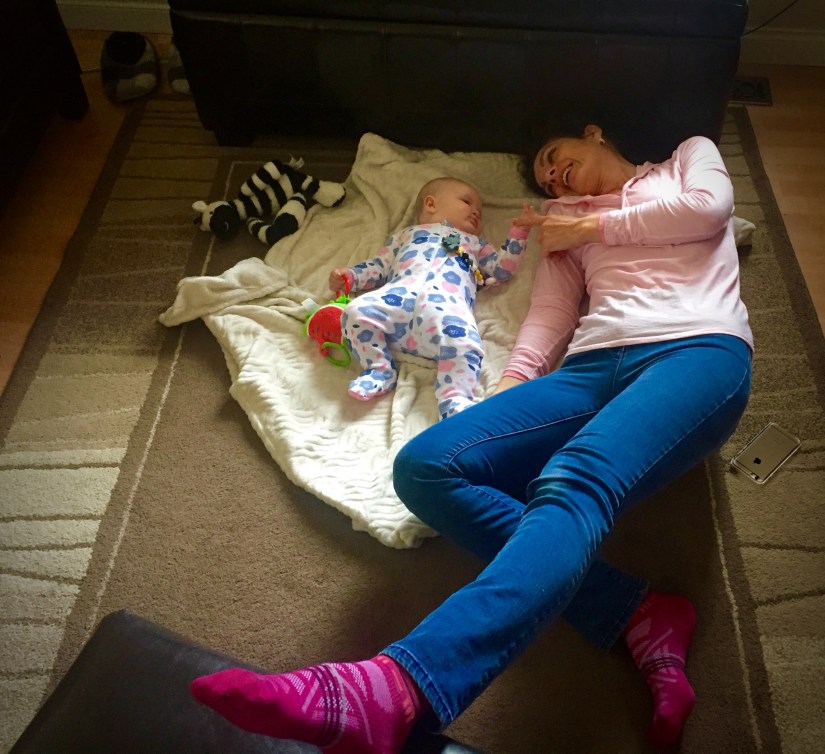 Being a Grandparent: Cuddle time with Jordyn.