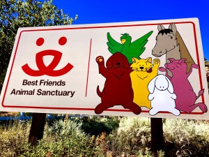 Welcome Sign for Best Friends Animal Sanctuary
